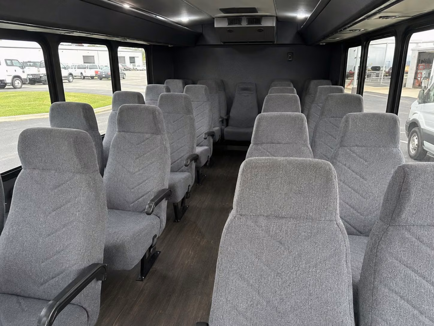 15 passenger minibus interior