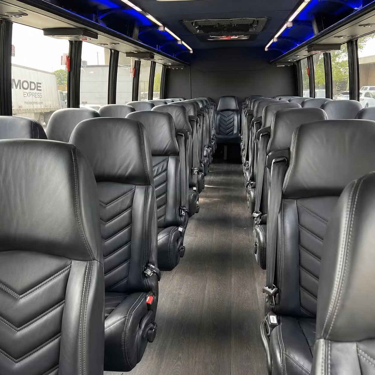 35 passenger minibus interior