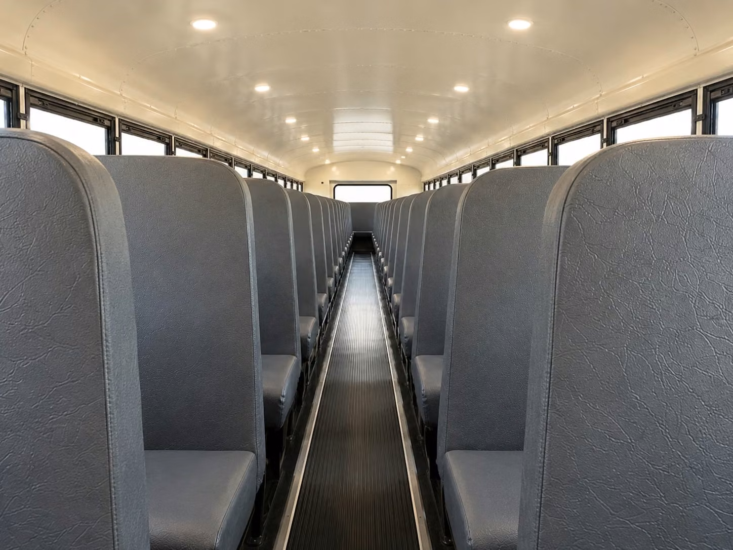 school bus inside