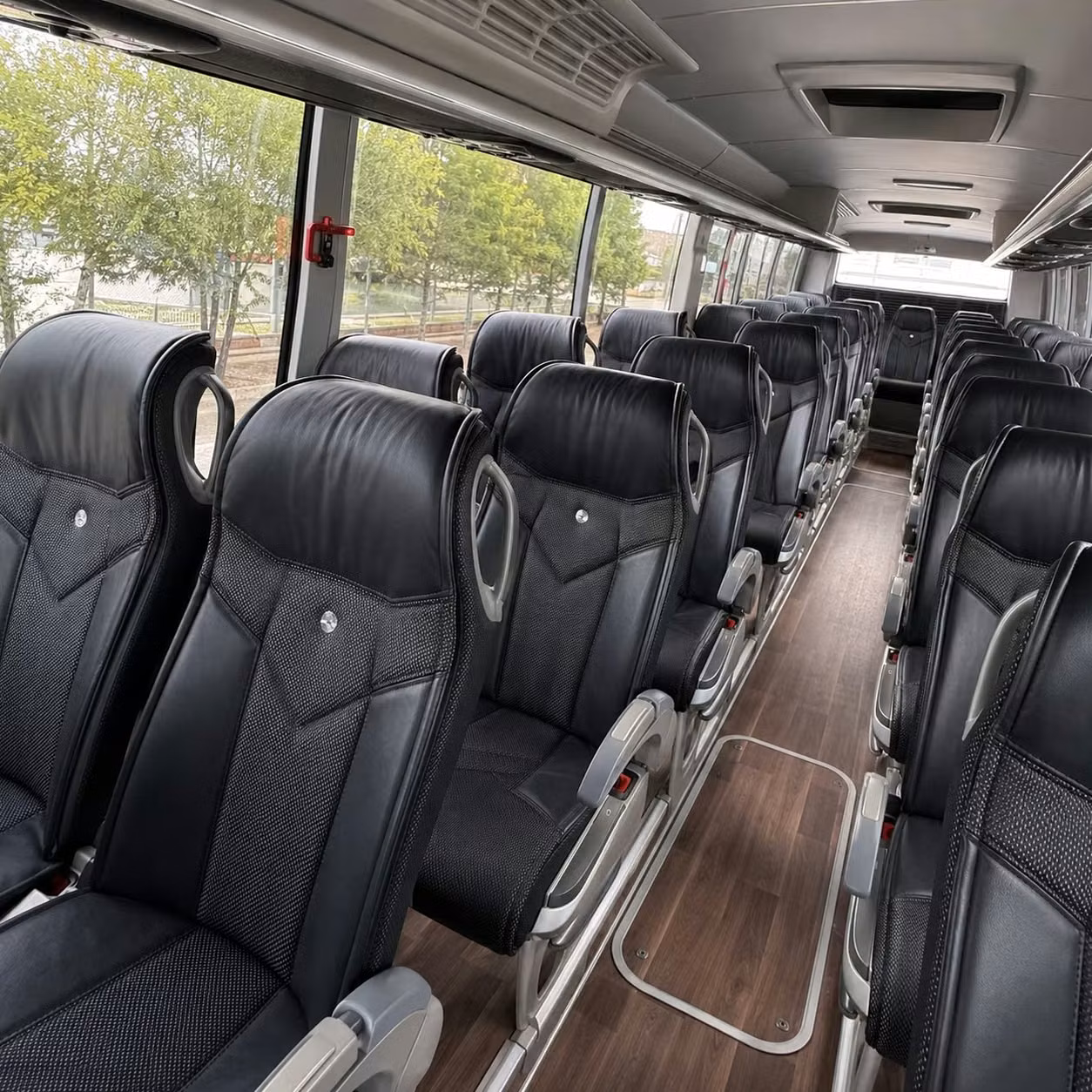 taylor charter bus interior